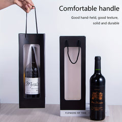 Wine Gift Bags With Window Halloween Birthday Housewarming Supplies