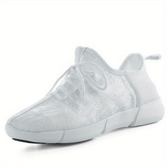 Men's Luminous Shoes Light Up Trainers LED Glowing Sneaker