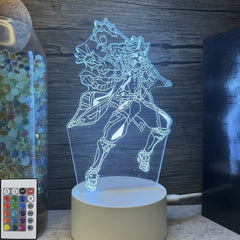 LED 3D Night Lights Acrylic Touch Lights for Bedroom Table Lamps