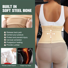 Waist Trainer Trimmer Belt Tummy Control Wrap Compression Women's Shapewear