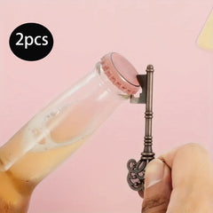 2 Metal Key Bottle Opener Keychain Wedding Party Supplies