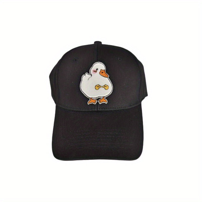 Duck Bear Patch Baseball Cap Lightweight Sun Shade Dad Hats