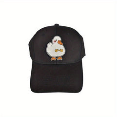 Duck Bear Patch Baseball Cap Lightweight Sun Shade Dad Hats
