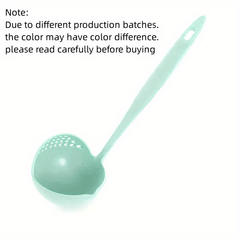 Wheat Straw Ladle Soup Spoon Leak Spoon 2-in-1 Plastic Tableware