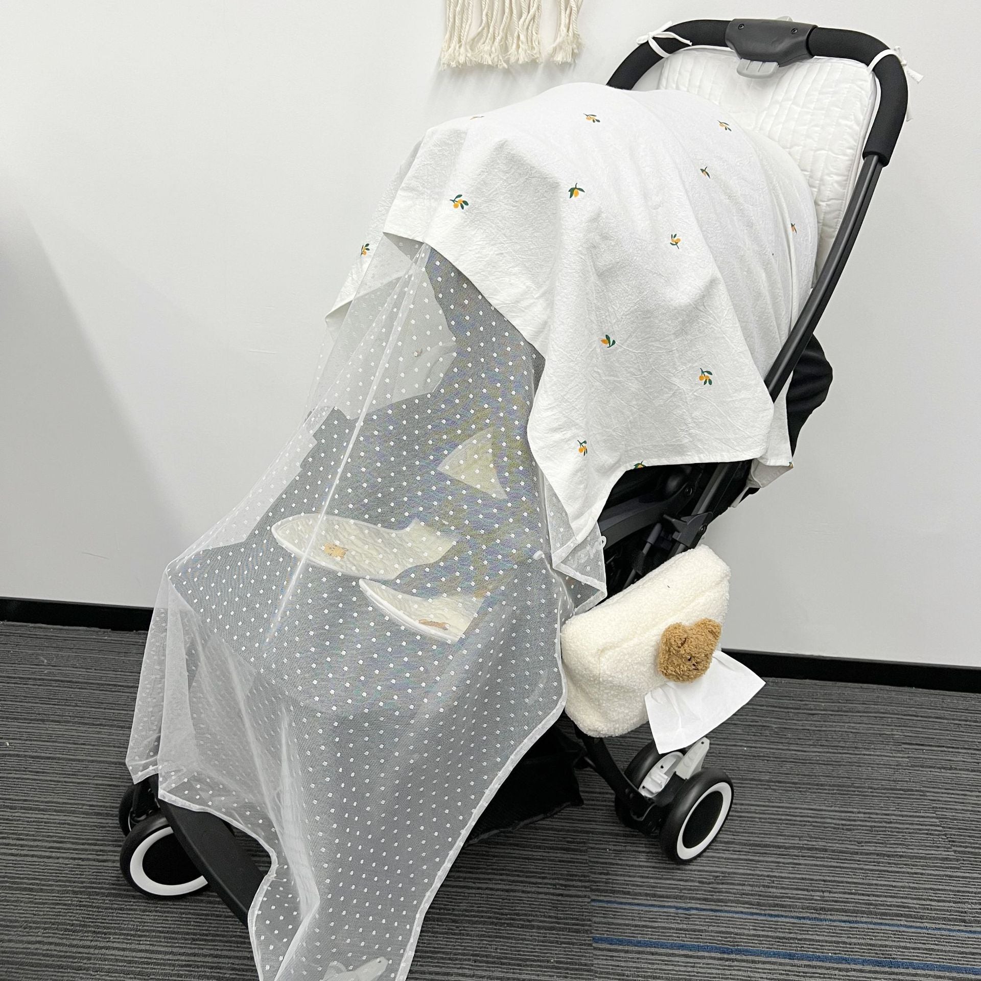 Pink Rabbit Sunscreen Curtain for Baby's Safety & Comfort