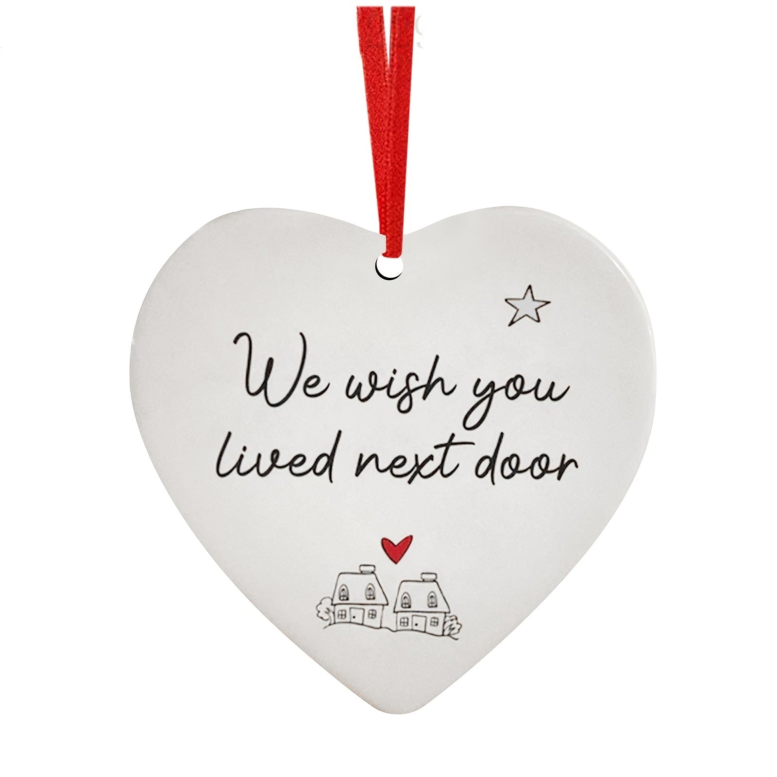 Heart Decoration Pendant Christmas Hanging Decorations Christmas Decorations