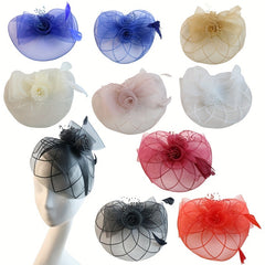 Women's Vintage Style Fascinator Hat Feathered Headwear