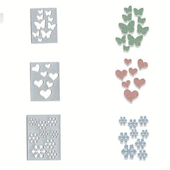 1pc Butterfly Love Snowflake Metal Cutting Dies Stencils Scrapbooking Die cuts