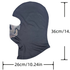 Ghost Skull Mask Balaclava Halloween Costume Face Cover Neck Gaiter