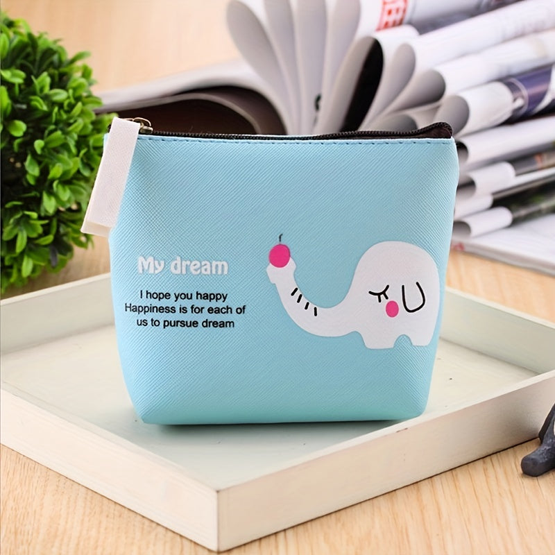 Cute Elephant Coin Purse for Kids