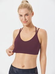 Backless Yoga Sports Bra for Solid Workouts