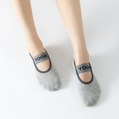 Women's Dew Instep Wide Elastic Band Monogrammed Yoga Socks