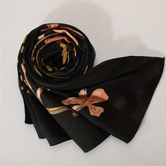 Ballet Pattern Bandana Silk Tube Top Shawl Scarf