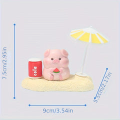 Mini Ornament Desktop Fun Cartoon Doll Car Ornament Christmas Gift