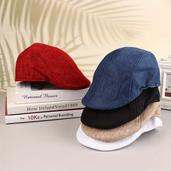 Men's Vintage Beret Hat Newsboy Cap