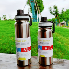 Large Capacity Insulated Water Bottle with Tea Filter, Stainless Steel Leakproof