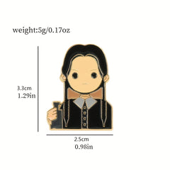 Fun Cartoon Violin Brooch for Boys Enamel Pin