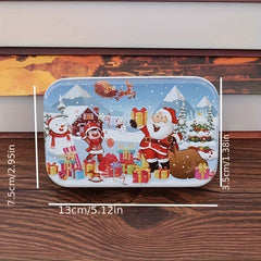 Iron Boxed Christmas Puzzle 60 Pieces Small Gift