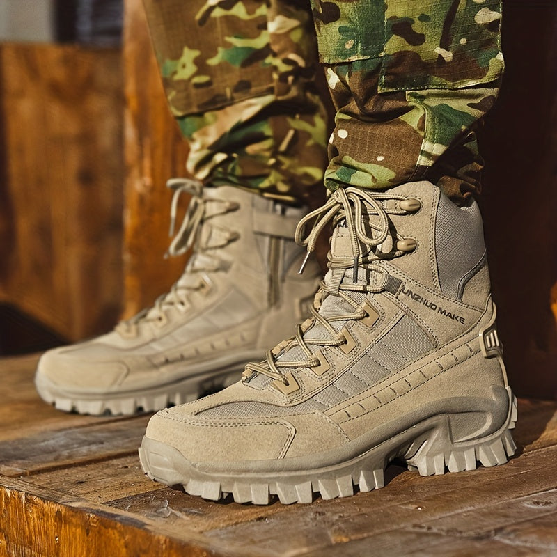 Men's Tactical Combat Boots Resistant Non-slip Outdoor Hiking Trekking
