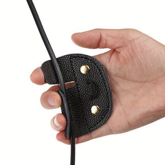 3 Layer Thick Archery Finger Tab Cowhide Guard Finger Protector
