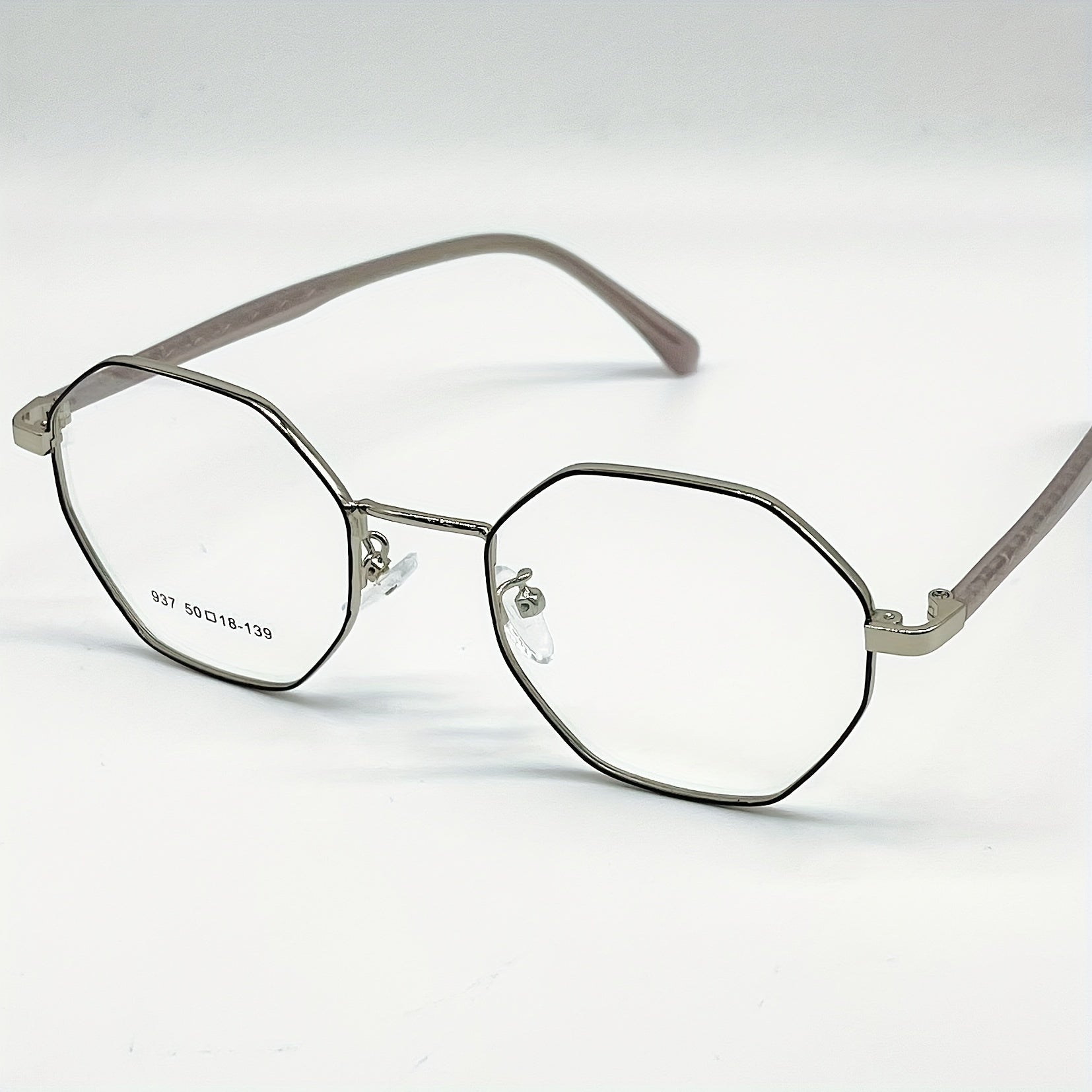 Irregular Metal Frame Glasses Anti-light for Men Student