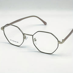 Irregular Metal Frame Glasses Anti-light for Men Student