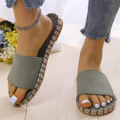 Women's Soft Bottom Slippers Non Slip Home Comfortable Flat Slides