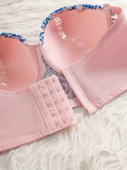 Push Up Lace Bra Comfortable Embroidered Lingerie