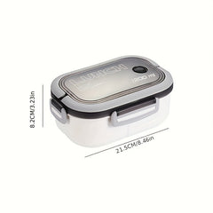 PP Plastic Lunch Box Microwaveable Double layer Compartment Lunch Box