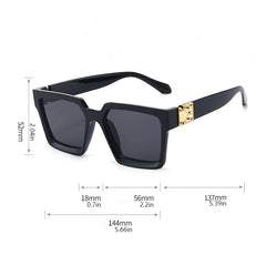 Oversized Square Polarized Sunglasses for Women Unisex