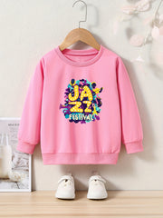 OERYUI Creative Jazz Graphic Sweatshirt for Kids