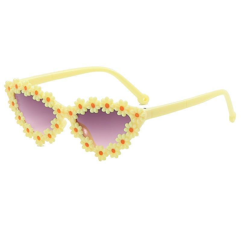 Kids Flower Frame Polarized Sunglasses For Girls And Boys
