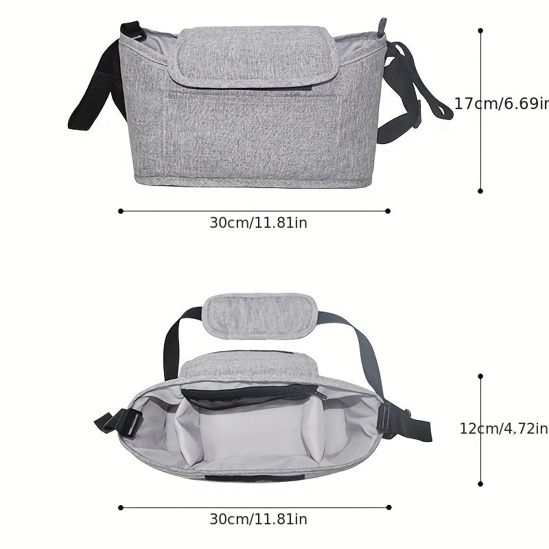 Large Capacity Stroller Hanging Bag for Mommy - Functional Storage Bag