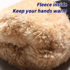 Winter Touch Screen Waterproof Knit Gloves for Men Women Anti Slip Thermal Warm
