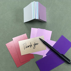 50pcs Colored Blank Handwritten Postcards Message Cards Memos