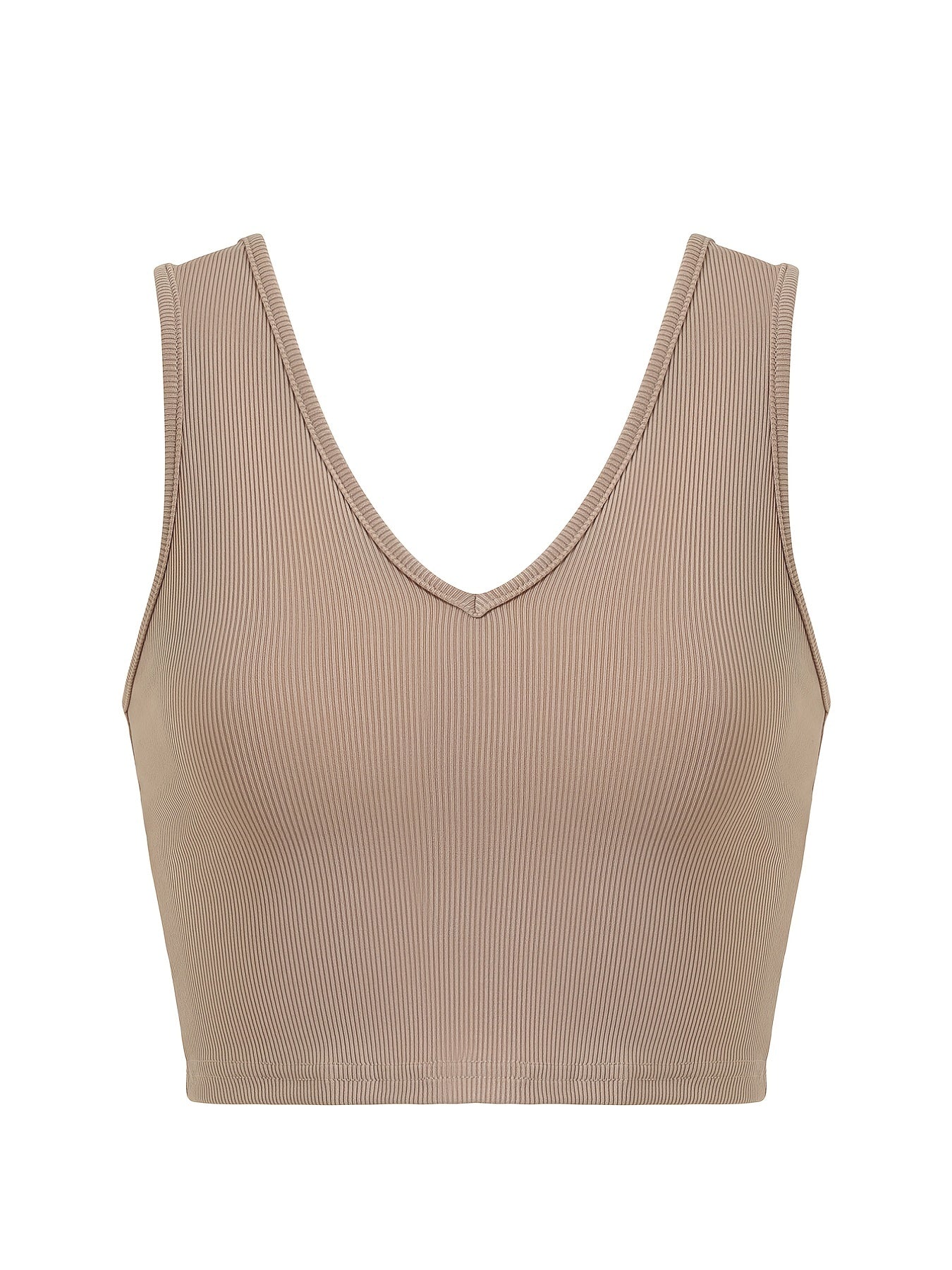 Backless Tank Top V Neck Sleeveless for Spring & Summer