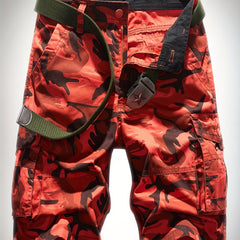 Men's Camo Cargo Shorts Military Casual