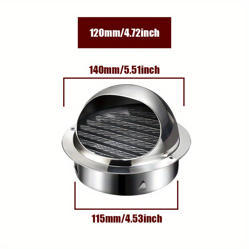 Stainless Steel Round Wall Vent Cover 100-150mm