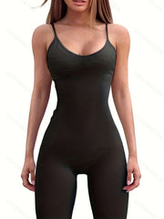 Skinny Cami Jumpsuit Summer Casual Women's Clothing