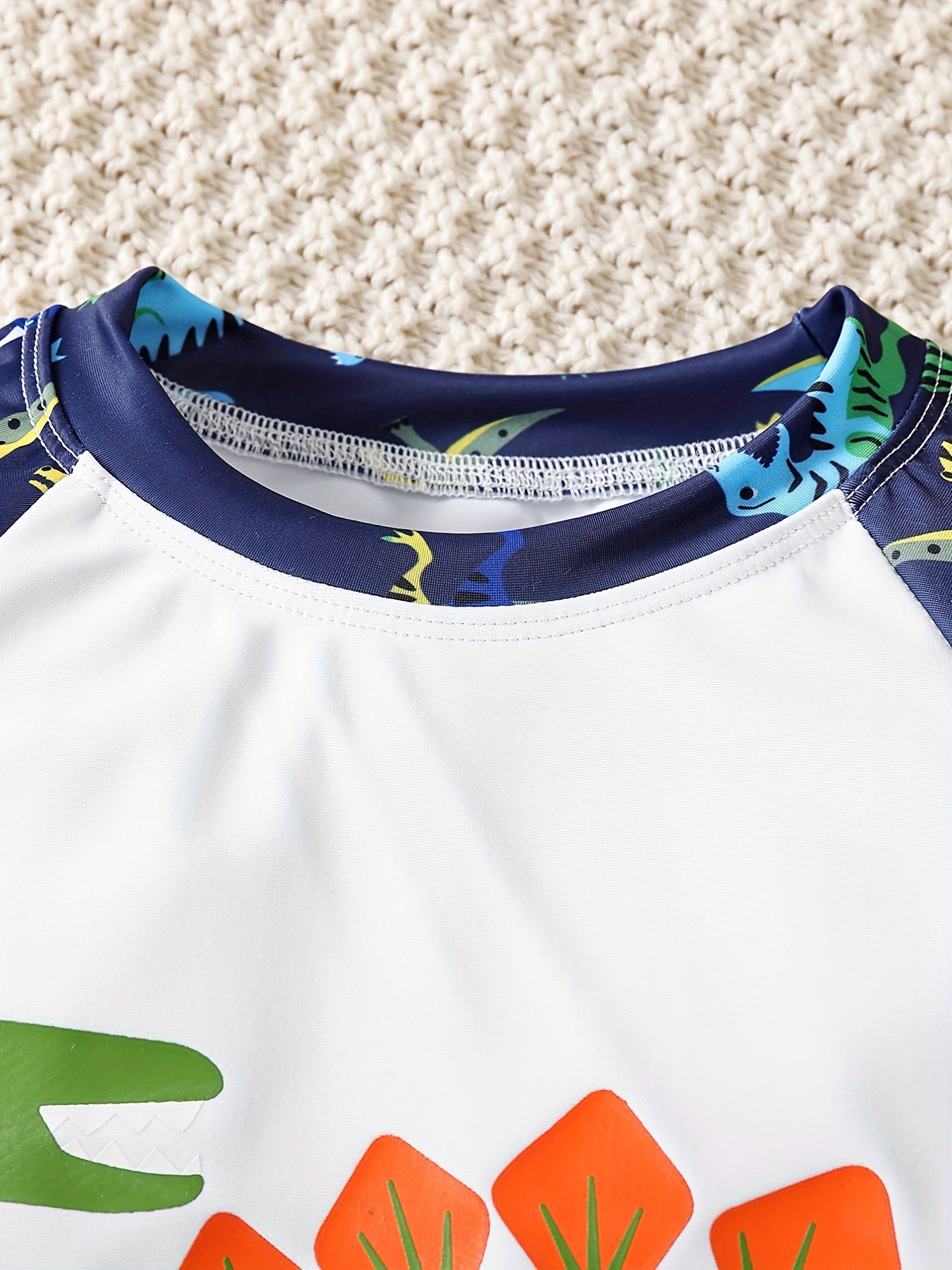 Boys' Dino Graphic Swim Suit & Shorts Set