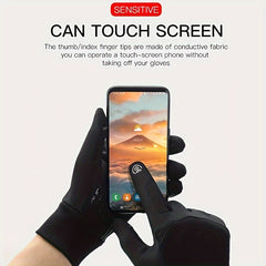 Winter Warm Gloves Anti Slip Touch Screen Wind Proof Cycling Gloves