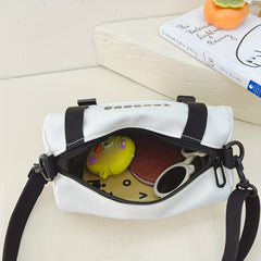 Casual Cylindrical Bag For Boys Outdoor Camping Hiking Travel Crossbody Bag