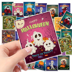 40pcs Halloween Themed Stickers for Spooky Decorations and Crafts