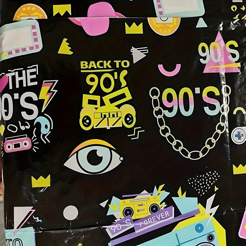 Hip Hop Party Tablecloth Throwback Event Supplies