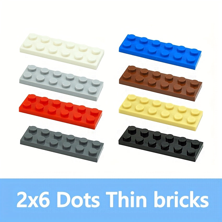 58pcs MOC Thin Building Blocks Creative Size Kid Toys, Compatible 3795