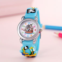 Colorful Cartoon Student Pirate Children's Watch Quartz Watch