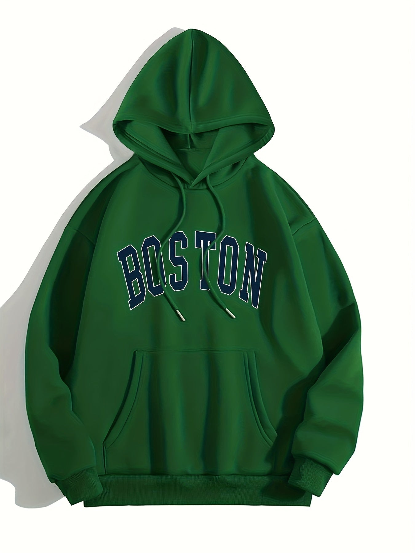 Women's Print Drawstring Loose Hoodie