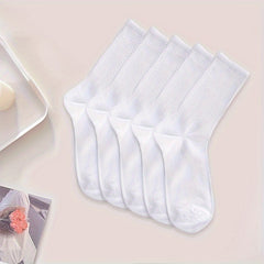 10 Pairs Comfortable Mid Tube Women's Socks