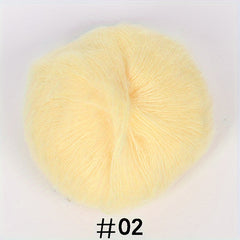 Soft Mohair Yarn for DIY Crocheting and Knitting