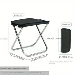 Portable Folding Stool for Camping Fishing